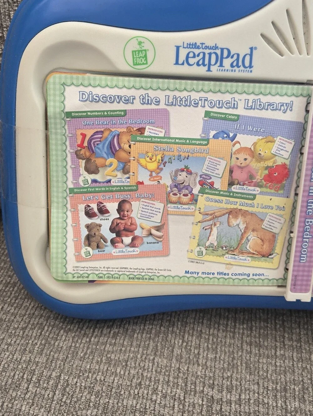 Leap Frog LittleTouch BABY LeapPad Learning System